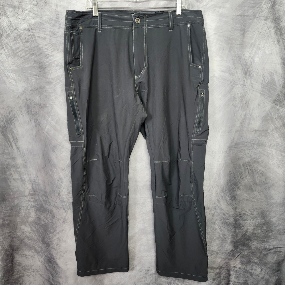 Kuhl Renegade Hiking Pants Mens 38x30 Gray Technical Utility Outdoor Cargo